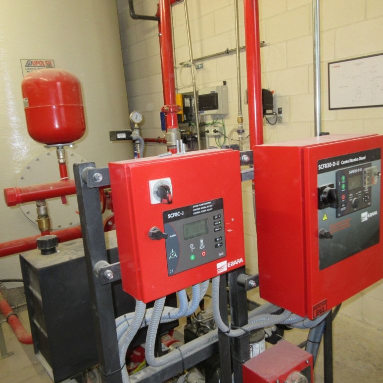 Equipos de protección contra incendios, grupo de bombeo diesel